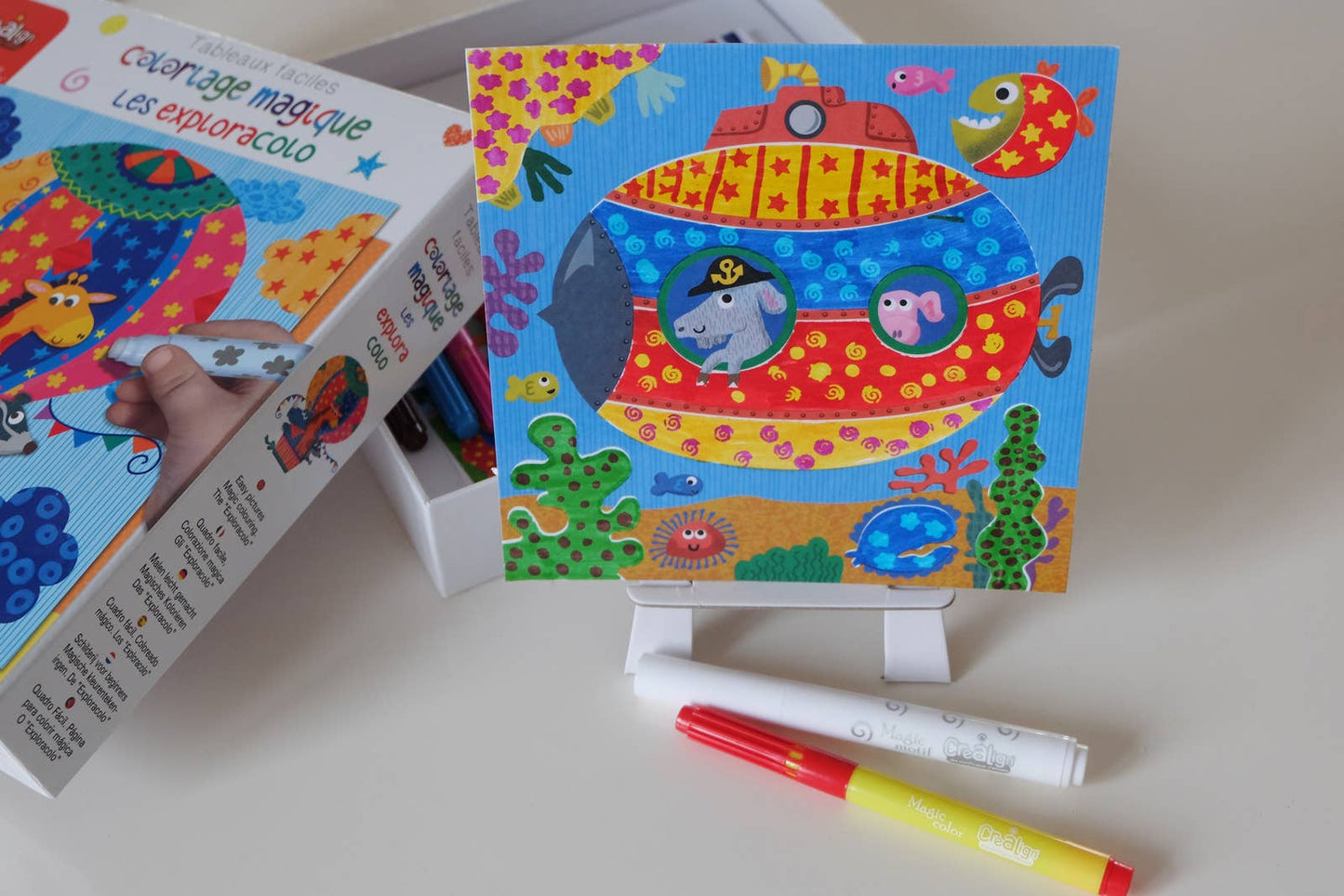 Desenhos para colorir mágicos, O Exploracolo