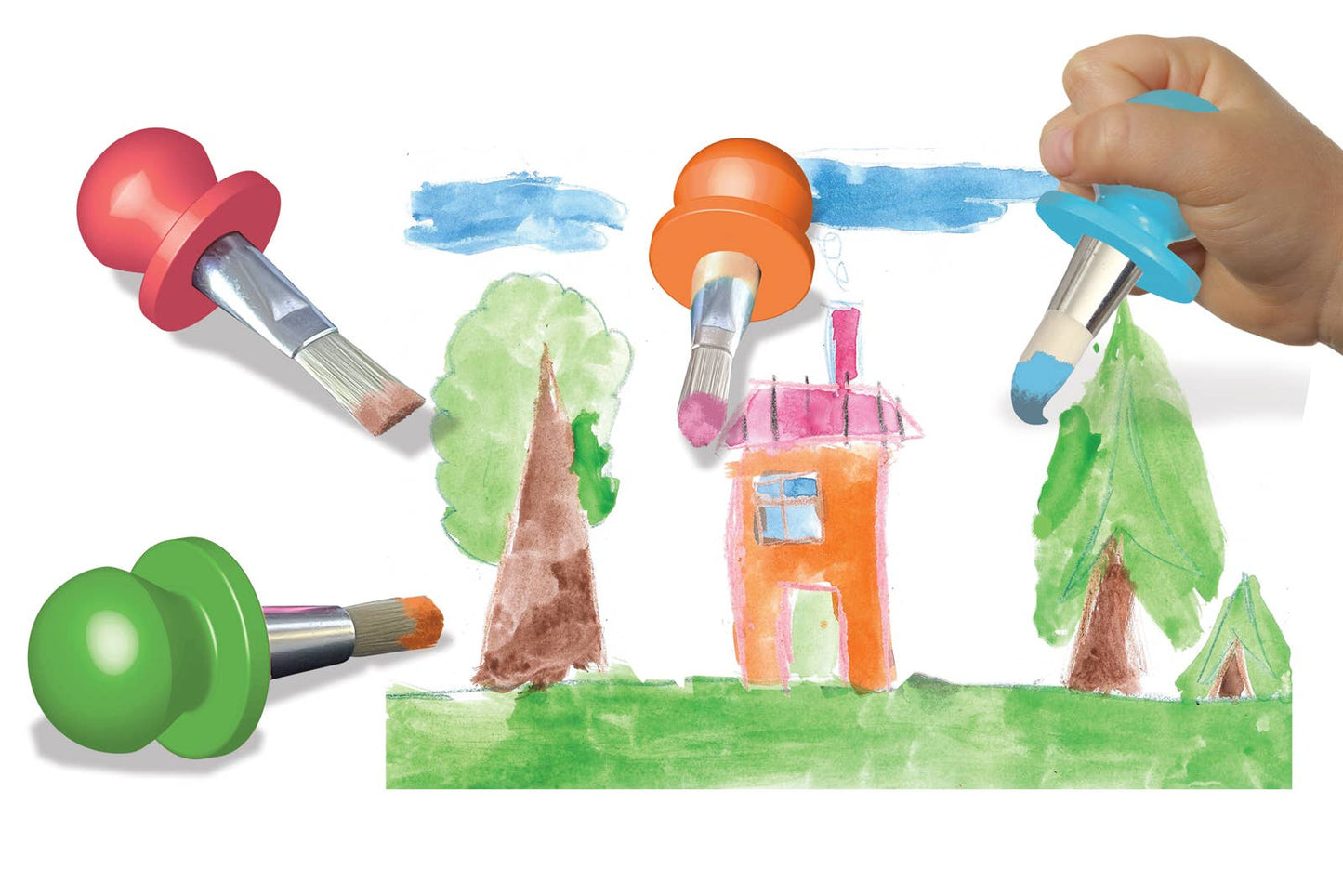 Os meus primeiros pincéis