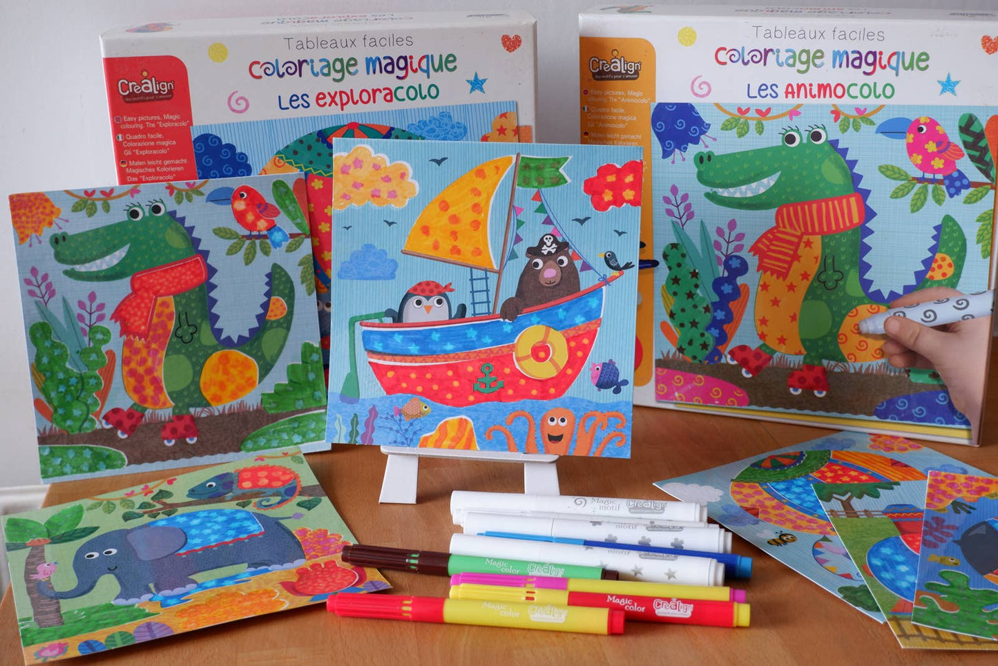 Desenhos para colorir mágicos, O Exploracolo