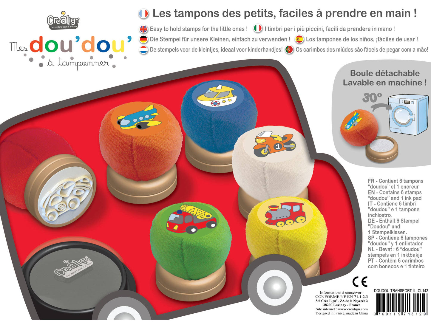 Carimbos de transporte Dou'Dou'